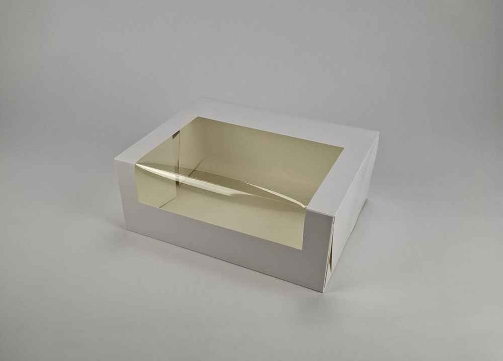 OSLO Premium Window Cake Box - 255×200×100mm